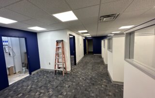 P&G Painting can successfully minimize disruption during Interior Commercial Painting
